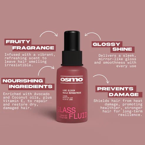 Osmo Glass Fluid Luxe Elixir 50ml - Hairdressing Supplies