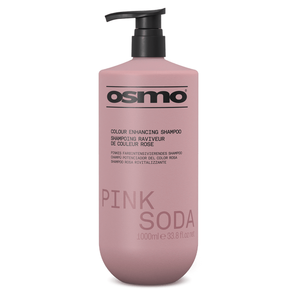 Osmo Pink Soda Colour Enhancing Shampoo 1000ml - Hairdressing Supplies
