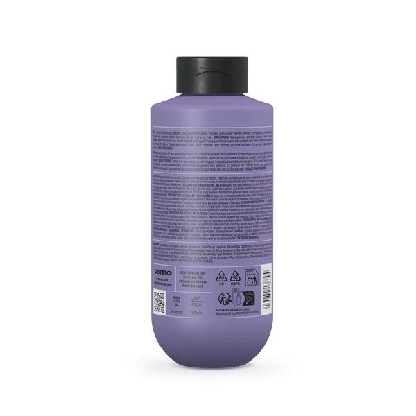Osmo Super Silver No Yellow Mask 400ml - Hairdressing Supplies
