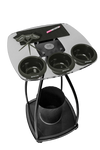 Procare Black Write and Wipe Colouring Trolley - Hairdressing Supplies