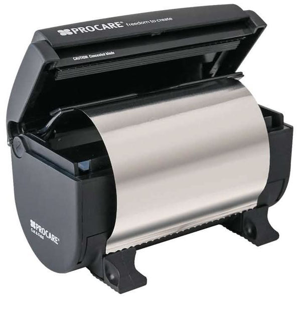 ProCare Cut & Fold Dispenser + 10cm x 450m 24*7 Hair Foil Refill Roll - Hairdressing Supplies