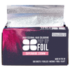 Procare Embossed Popup Silver 150mm x 280mm 500 Sheets Wide Foil - Hairdressing Supplies