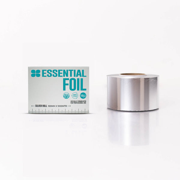 PROCARE ESSENTIAL SILVER HAIR FOIL ROLL 100MM X 1000M - Hairdressing Supplies