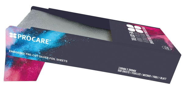 Procare Extra Long & Wide Embossed Pre-cut sheets 130mm x 300mm - Hairdressing Supplies