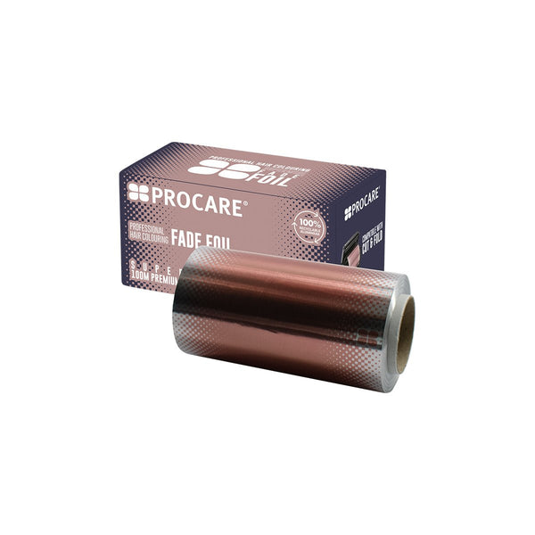 PROCARE PREMIUM SUPERWIDE GOLD FADE HAIR FOIL ROLL 120MM X 100M - Hairdressing Supplies