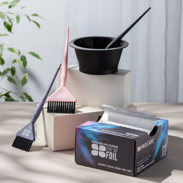 PROCARE PREMIUM TINT BRUSH TRI-PACK GREY/PINK/BLACK - Hairdressing Supplies