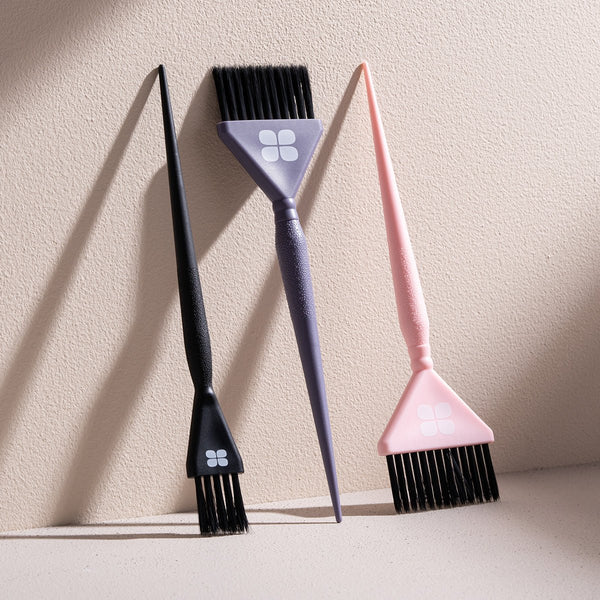 PROCARE PREMIUM TINT BRUSH TRI-PACK GREY/PINK/BLACK - Hairdressing Supplies