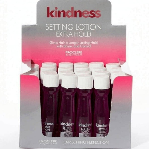Proclere Kindness Extra Hold Setting Lotion 24 x 20ml - Hairdressing Supplies