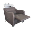 Salon Fit Manhattan Backwash Chair with Square Base Chocolate - Hairdressing Supplies