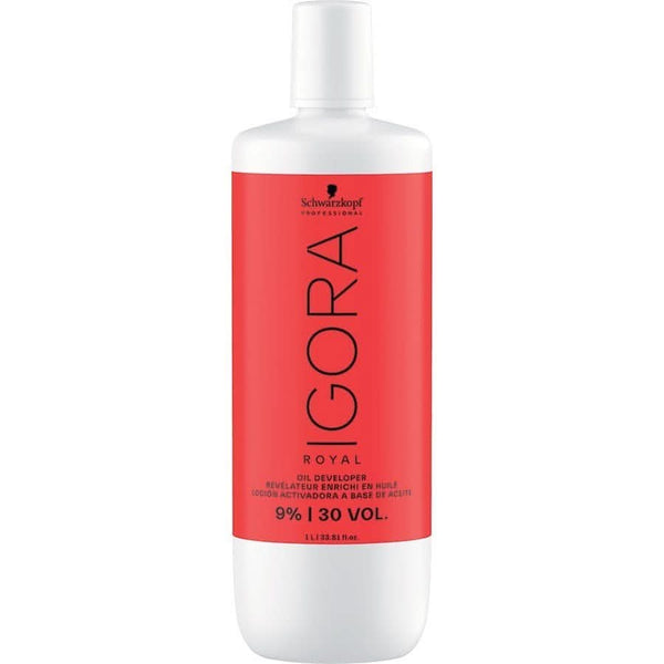 Schwarzkopf Igora Peroxides & Developers 1L - 30 vol peroxide- Hairdressing Supplies