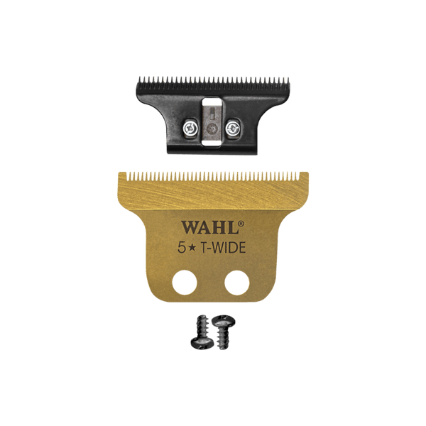 WAHL Blade Set Extra Wide Detailer Gold - Hairdressing Supplies