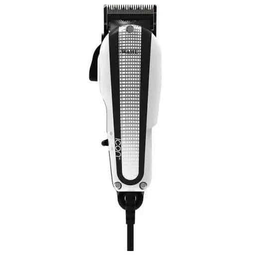 WAHL Icon White And Chrome Mains Clipper - Hairdressing Supplies