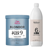 Wella Blondorplex Multi-Blonde Powder 800g + 3deluxe Professional Professional Cream Developer 20V 1000ml