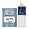 Wella Blondorplex Multi - Blonde Powder 800g + Wella Welloxon Perfect Creme 6% 500ml (20 Vol) ME+ Peroxide - Hairdressing Supplies
