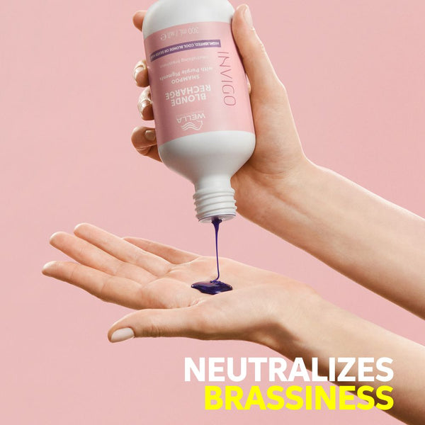 Wella Invigo Blonde Recharge Cool Blonde Shampoo 1000ML - Hairdressing Supplies