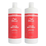 Wella Invigo Color Brilliance Shampoo + Conditioner Fine 1000ml