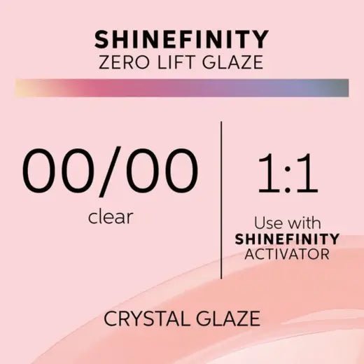 Wella Professionals Shinefinity Zero Lift Glaze Clear 00/00 500ml - Hairdressing Supplies
