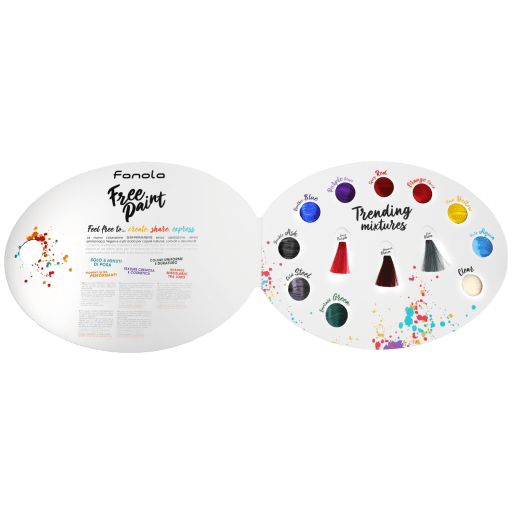 Fanola Free Paint Direct Colour - Color Chart - Hairdressing Supplies