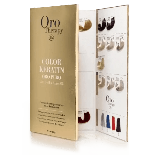 Fanola Oro Therapy Color Keratin Oro Pure Color Chart - Hairdressing Supplies
