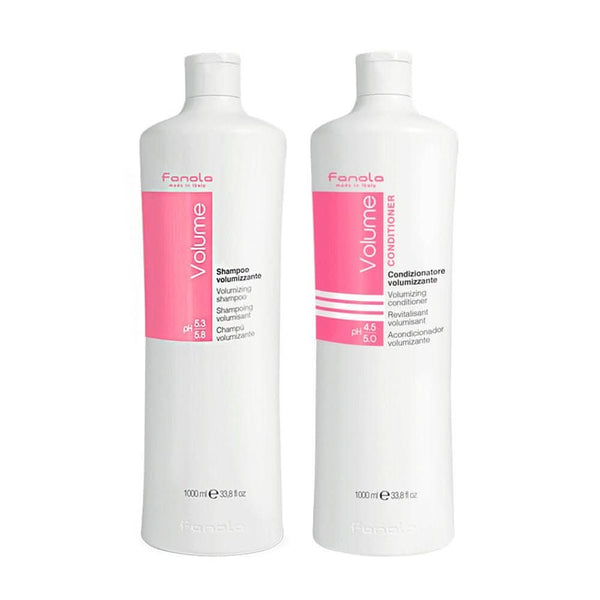 Fanola Volumising Shampoo & Conditioner for Fine Hair Twin Pack- shampoo and conditioner 1000ml