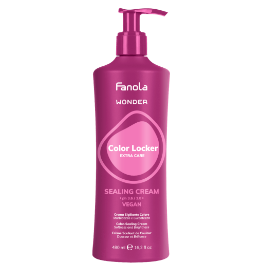 Fanola Wonder Color Locker Sealing Cream 480ml - Hairdressing Supplies