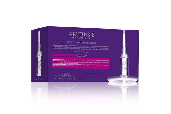 FarmaVita Amethyste Color Revital Restoring Lotion 10 x 10ml - Hairdressing Supplies