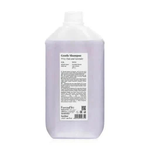 FarmaVita Back Bar Gentle Shampoo No.03 - Oats and Lavender 5 Litre - Hairdressing Supplies
