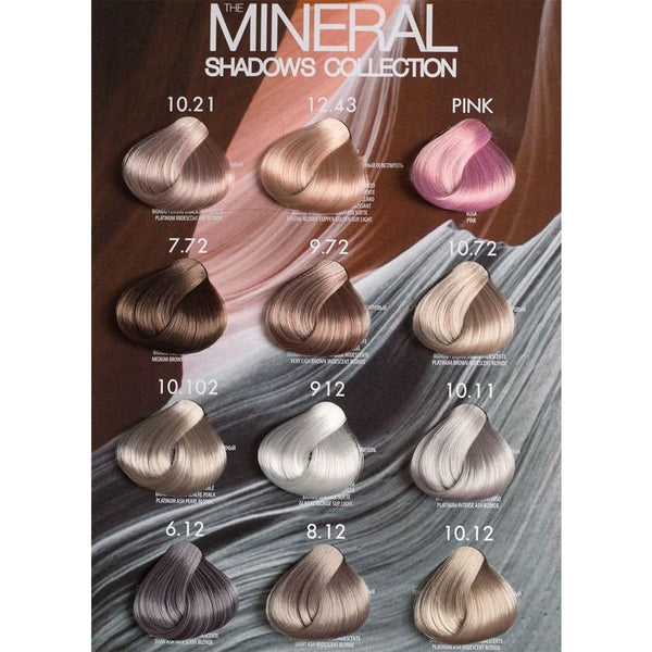 FarmaVita The Mineral Shadows Collection Shade Chart - Hairdressing Supplies