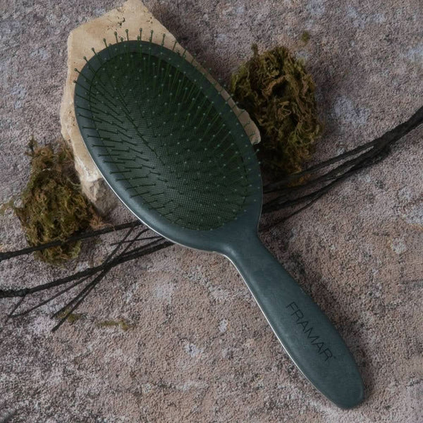 Framar Neutrals Detangle Brush - Evergreen - Hairdressing Supplies