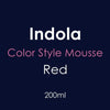 Indola Color Style Mousse - Red 200ml - Hairdressing Supplies