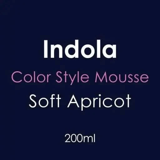 Indola Color Style Mousse - Soft Apricot 200ml - Hairdressing Supplies