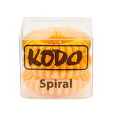 Kodo Orange Spiral Hair Bobbles