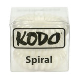 Kodo White Spiral Hair Bobbles