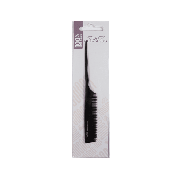 Pegasus 101 Hard Rubber Tail Comb - Hairdressing Supplies