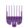 WAHL No.2 Attachment Comb 6Mm (1/4") Cut Purple - Hairdressing Supplies